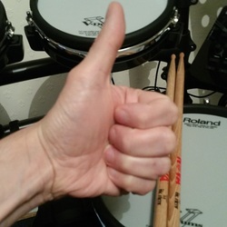 left handed drummer